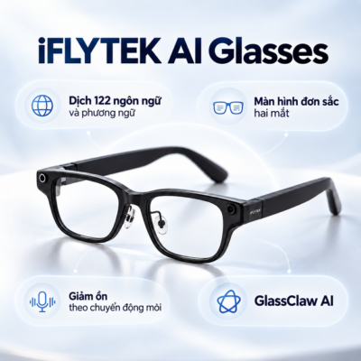 Kính AI iFLYTEK AI Glasses – Phiên dịch đa ngôn ngữ và giao tiếp tự nhiên